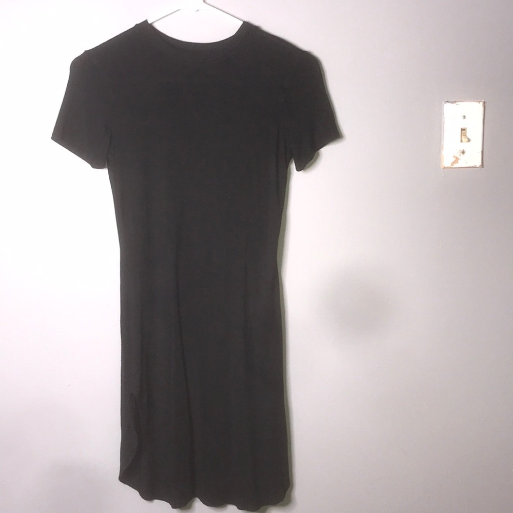BLACK TSHIRT DRESS GOJANE SIZE SMALL